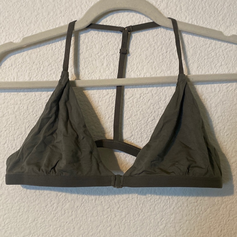 Lululemon olive green bralet